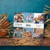 Papa We houden van je, ruw en terug 6 Foto Fotoplaat (Zijkant)