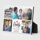 Papa we houden van je Script 5 Foto Collage Vader Fotoplaat (Zijkant)
