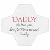 Papa We houden van je Script Father Day Voetbal (Enkel)