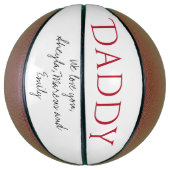 Papa We houden van je Script Vaderdag   Basketbal (Verticaal)