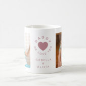 Papa We houden van je stomme roze hart 2 Foto Koffiemok (Center)