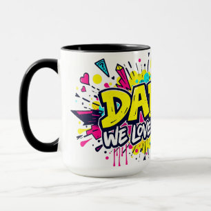 Papa, we houden van je — Urban Graffiti-bijdrage Mok