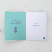 Papa We houden van je verjaardag groet Kaart (Binnen)