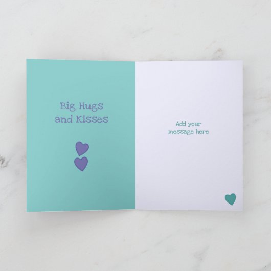 Papa We houden van je verjaardag groet Kaart (Binnen)