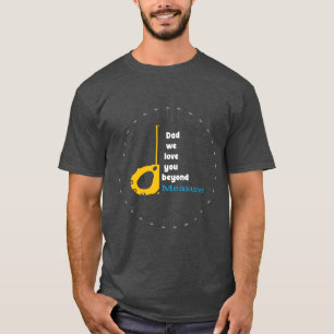 Papa we houden van je voorbij maat T-Shirt