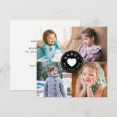 Papa We Love You 4 Collage Kaart (Voorkant / Achterkant)