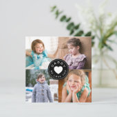 Papa We Love You 4 Collage Kaart (Staand voorkant)