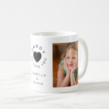 Papa We Love You Schattig Hart 2 Foto