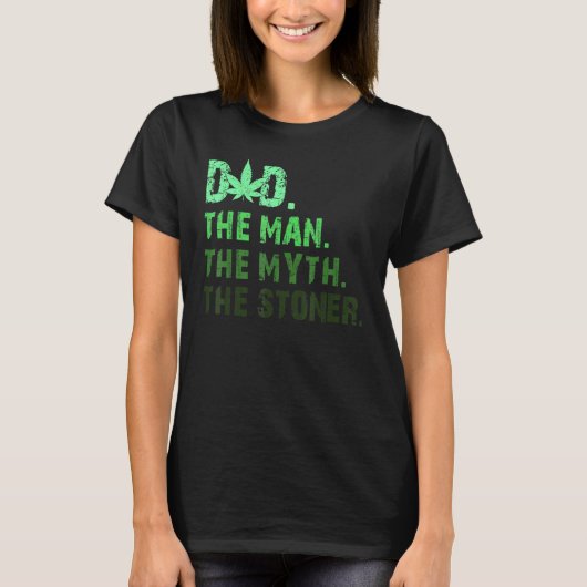 Papa week het Man de mythe de toner T-shirt (Voorkant)