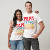 Papa weet alles vaders dag cool vader grappig t-shirt (Unisex)