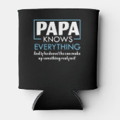 Papa weet dat alles wat niet weet snel is blikjeskoeler (Voorkant)