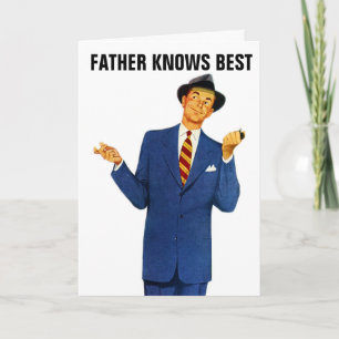 PAPA WEET HET BESTE VADERDAG RETRO KAARTEN VOOR PA