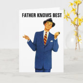 PAPA WEET HET BESTE VADERDAG RETRO KAARTEN VOOR PA (Gele Bloem)