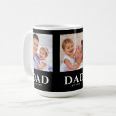 Papa werd zwart 3 foto koffiemok (Voorkant links)