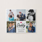 Papa wij houden van jou Script Foto Collage Vaderd Legpuzzel (Horizontaal)