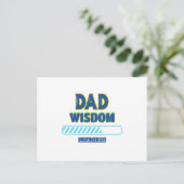 Papa Wijsheid Laadt Briefkaart (Staand voorkant)