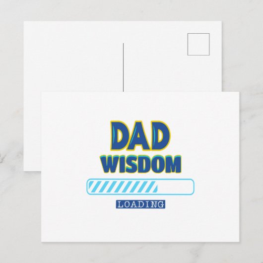 Papa Wijsheid Laadt Briefkaart (Voorkant / Achterkant)