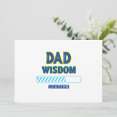 Papa Wijsheid Laden Feestdagenkaart (Staand voorkant)