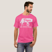 Papa Wolf Het Man De mythe De legende T-shirt (Voorkant volledig)