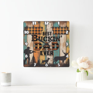 Papa Wolf Legend, man mythe Sterk, ruig dier Po Vierkante Klok