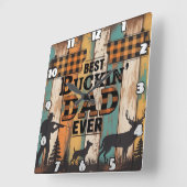 Papa Wolf Legend, man mythe Sterk, ruig dier Po Vierkante Klok (Hoek)