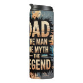 Papa: Wolf, Man, mythe, legende Thermosbeker (Geroteerd rechts)