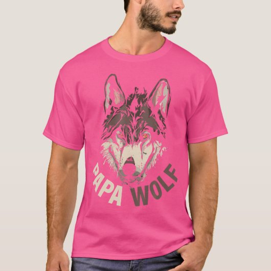 Papa Wolf T-shirt (Voorkant)