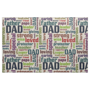 Papa Word Cloud Text Vaderdag Typografie Stof