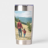 Papa Word Definitie Foto Geïsoleerde Drinkbeker (Voorkant)