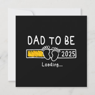 Papa wordt 2025 Papa est 2025 Papa wordt gepromove Bedankkaart