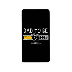 Papa wordt 2025 Papa est 2025 Papa wordt gepromove Etiket