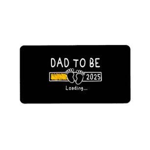 Papa wordt 2025 Papa est 2025 Papa wordt gepromove Etiket