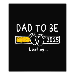 Papa wordt 2025 Papa est 2025 Papa wordt gepromove Foto Afdruk