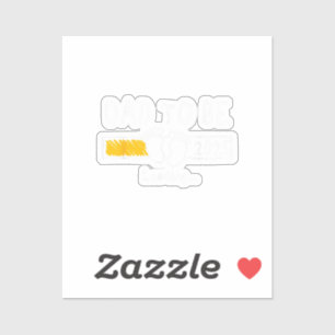 Papa wordt 2025 Papa est 2025 Papa wordt gepromove Sticker