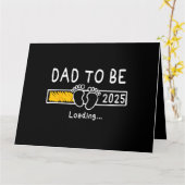 Papa Wordt 2025 Papa est 2025 Vader Wordt Vader Kaart (Gele Bloem)