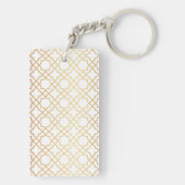 Papa wordt Baby-gedicht zwangerschapsaankondiging Sleutelhanger (achterkant)