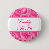Papa wordt | Button Baby shower van Girl (Voorkant)