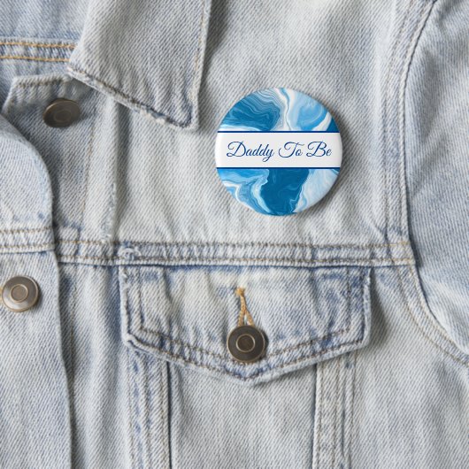 Papa wordt | Button Baby shower van jongen (In situ)