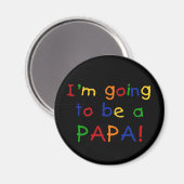 Papa wordt een primaire kleur magneet (Voorkant / Achterkant)