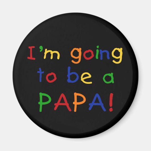 Papa wordt een primaire kleur magneet (Voorkant)