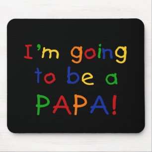 Papa wordt een primaire kleur muismat