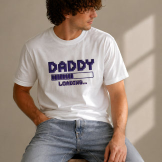 Papa wordt Gamer Ouder Verkondiging T-shirt