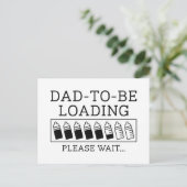 Papa wordt geladen briefkaart (Staand voorkant)
