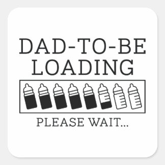 Papa wordt geladen vierkante sticker