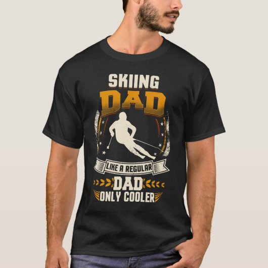 Papa wordt gewoon gewoon koel t-shirt (Voorkant)