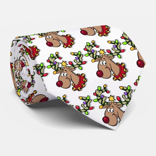 Papa X-Mas Gift Stropdas (Opgerold)