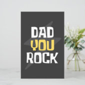 Papa You Rock - Vaderdag/Birthday Gift (Staand voorkant)