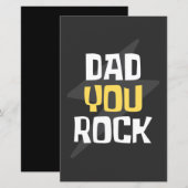 Papa You Rock - Vaderdag/Birthday Gift (Voorkant / Achterkant)