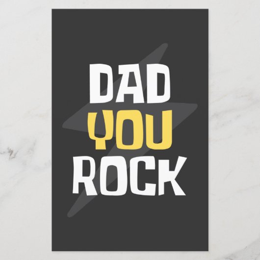 Papa You Rock - Vaderdag/Birthday Gift (Voorkant)