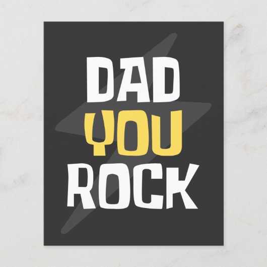 Papa You Rock - Vaderdag/Birthday Gift (Voorkant)